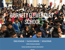 Tablet Screenshot of burnett.musd.org